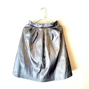 Chetta B Skirt Silver‎ Blush Shimmer Tulle Lined Size 10